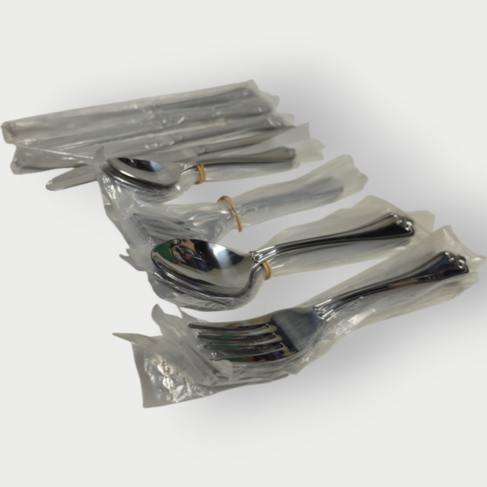 International Stainless Flatware CANFIELD - 20 Pieces Fork Spoon Knife Indonesia - Picture 4 of 9